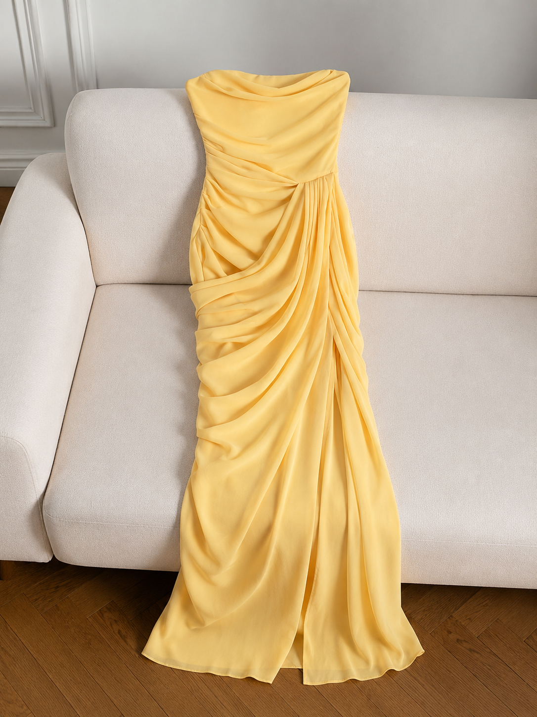 Élan Luxe Strapless Dress
