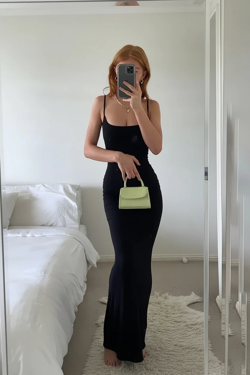 Noir Elegance Maxi